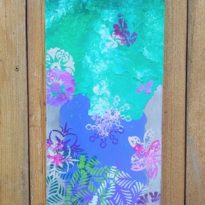 Amazonas akril festmény (25x58 cm)  - Meska.hu