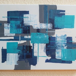 Határos határtalan - akril festmény (30x40 cm) - művészet - festmény - akril - Meska.hu