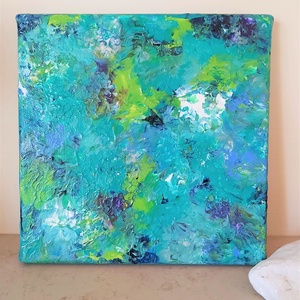 akril festmény (20x20 cm) - Mohácska - művészet - festmény - akril - Meska.hu
