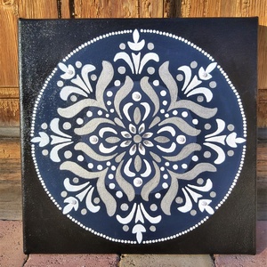 akril festmény (30x30 cm) - Hagyomány - művészet - festmény - akril - Meska.hu