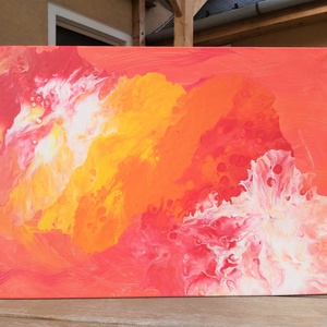 akril festmény (50x70 cm) - Sanguinello, Művészet, Festmény, Akril, Festészet, MESKA