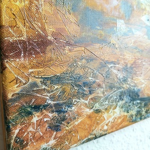 akril festmény (24x30 cm) - föld és víz - művészet - festmény - akril - Meska.hu