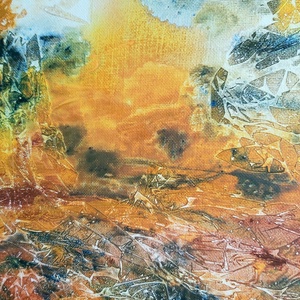 akril festmény (24x30 cm) - föld és víz - művészet - festmény - akril - Meska.hu