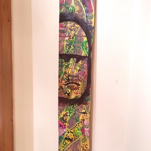 akril festmény (24,5 x 137,5 cm) - Olmec - művészet - festmény - akril - Meska.hu
