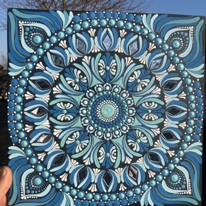 Tengerfény Mandala, Kellékek & szerszámok, Festék, Akrilfesték, Festészet, MESKA