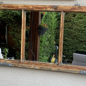 Régi ablak, tükör, előszobafal - otthon & életmód - dekoráció - tükör - Meska.hu