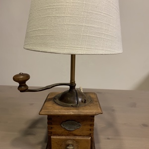 Antik, régi Leinbrock Ideal kávédaráló lámpa, asztali lámpa - otthon & életmód - lámpa - asztali lámpa - Meska.hu