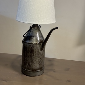 Régi kanna, olajos kanna, kiöntő lámpa asztali lámpa - otthon & életmód - lámpa - asztali lámpa - Meska.hu