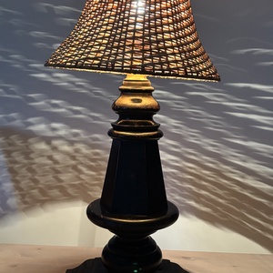 Antik zongora, zongoraláb lámpa, asztali lámpa - Meska.hu