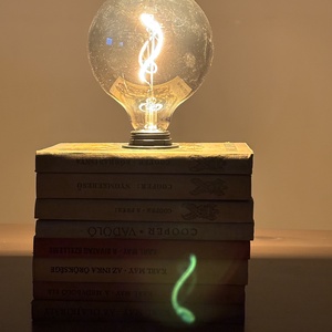 Ritka egyedi könyv lámpa olvasó asztali lámpa - Meska.hu