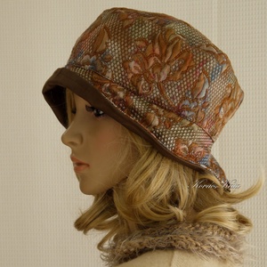 FRIDA cloche - selyem flapper-kalap - ruha & divat - sál, sapka, kendő - kalap - Meska.hu