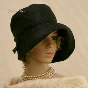 TANIA cloche - design flapper-kalap - ruha & divat - sál, sapka, kendő - kalap - Meska.hu