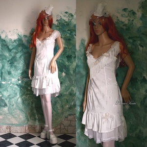 WHITE-ROSE - szexi menyasszonyi koktélruha  - esküvő - ruha - menyasszonyi ruha - Meska.hu