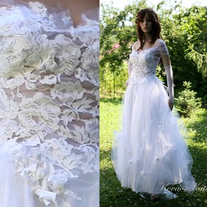 LEILA - tündéres, tüllös bohém menyasszonyi ruha - esküvő - ruha - menyasszonyi ruha - Meska.hu