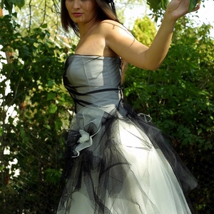 PRISCILLA - modern goth menyasszonyi ruha - esküvő - ruha - menyasszonyi ruha - Meska.hu PRISCILLA - modern goth menyasszonyi ruha - esküvő - ruha - menyasszonyi ruha - Meska.hu