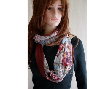 ÉKSZER-SÁL / őszikék - körsál, csősál  INFINITY SCARF - ruha & divat - sál, sapka, kendő - sál - Meska.hu