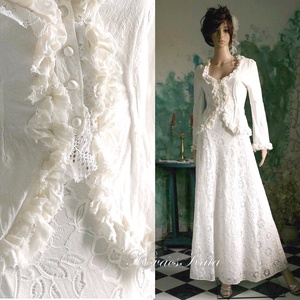 EMILIA - esküvői kosztüm , Esküvő, Ruha, Menyasszonyi ruha, Varrás, MESKA