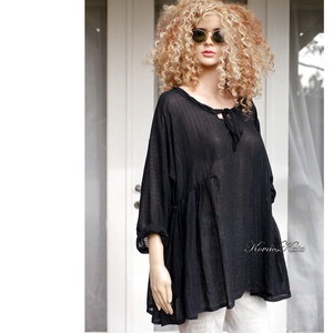 PAULA - exkluzív lagenlook pamutmuszlin tunika, Ruha & Divat, Női ruha, Tunika, Varrás, Meska