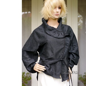 SILK-LUX JACKET - exkluzív jacquard selyem kabátka - ruha & divat - női ruha - alkalmi ruha & estélyi ruha - Meska.hu