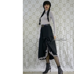 FRILL -  goth lolita fodros taft design-szoknya - ruha & divat - női ruha - alkalmi ruha & estélyi ruha - Meska.hu