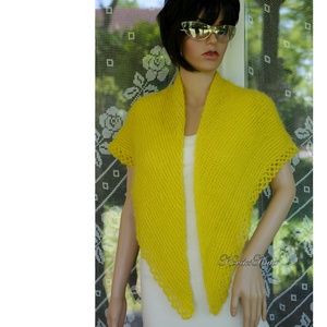 ELAINE HABKENDŐ - exkluzív kézzel kötött vállkendő  - ruha & divat - sál, sapka, kendő - vállkendő - Meska.hu