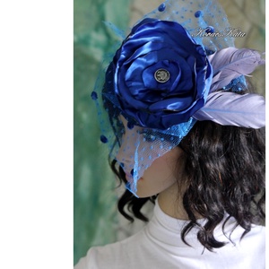 FASCINATOR / royal - PIN-UP alkalmi kalapka, fejdísz - ruha & divat - hajdísz & hajcsat - hajdísz - Meska.hu  FASCINATOR / royal - PIN-UP alkalmi kalapka, fejdísz - ruha & divat - hajdísz & hajcsat - hajdísz - Meska.hu
