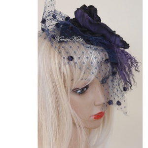 FASCINATOR / sötétlila  - PIN-UP alkalmi kalapka, fejdísz - ruha & divat - hajdísz & hajcsat - hajdísz - Meska.hu  FASCINATOR / sötétlila  - PIN-UP alkalmi kalapka, fejdísz - ruha & divat - hajdísz & hajcsat - hajdísz - Meska.hu