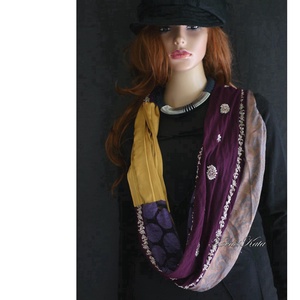 INFINITY/ india -  patchwork körsál, csősál  - ruha & divat - sál, sapka, kendő - sál - Meska.hu