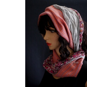 INFINITY/ szeptember -  patchwork körsál, csősál  - ruha & divat - sál, sapka, kendő - sál - Meska.hu