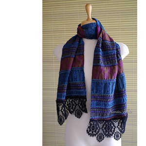 VENEZIA STÓLA - exkluzív design hernyóselyem stóla, sál  - ruha & divat - sál, sapka, kendő - stóla - Meska.hu