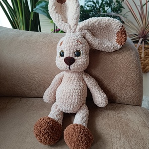 Horgolt nyuszi  - játék & sport - plüssállat & játékfigura - nyuszi - Meska.hu