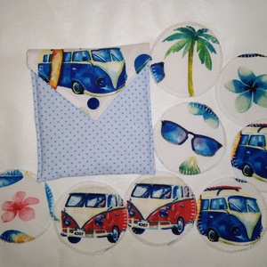 Buszos arctisztítókorong 8db+neszesszer, Szépségápolás, Arctisztító korong, Arcápolás, Varrás, Mindenmás, MESKA