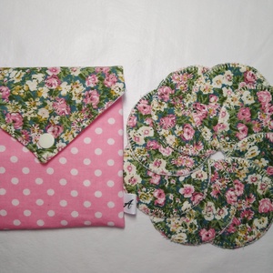 Virágos arctisztító korongok 8 db+neszesszer , Szépségápolás, Arctisztító korong, Arcápolás, Varrás, Mindenmás, MESKA