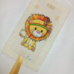 Indián tollas kis oroszlán könyvjelző , Könyv & Zene, Könyvjelző, Varrás, Mindenmás, MESKA