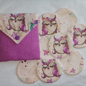 Bájos bagolylány -arctisztító korong csomag 8db-os+neszesszer, Szépségápolás, Arcápolás, Arctisztító korong, Varrás, Mindenmás, MESKA