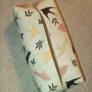 Fecskés-madaras bélelt papírzsebkendő- papírzsebkendő tartó, Táska & Tok, Pénztárca & Más tok, Zsebkendőtartó tok, Varrás, Mindenmás, MESKA