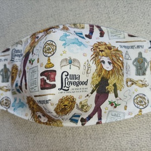 AKCIÓS!! Luna Lovegood-Harry Potter-Szájmaszk-Gyerekmaszk, Maszk, Arcmaszk, Gyerek, Varrás, Mindenmás, Meska