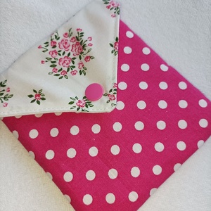 Rózsás-pink-arctisztító korong csomag 8db+neszesszer - szépségápolás - arcápolás - arctisztító korong - Meska.hu