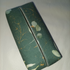 Watercolor Silver Dollar Eucaliptus-bélelt papírzsebkendő tartó - táska & tok - pénztárca & más tok - zsebkendőtartó tok - Meska.hu