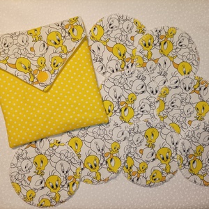 Csőrike mintás arctisztító korong csomag 8db-os+neszesszer, Szépségápolás, Arcápolás, Arctisztító korong, Varrás, Mindenmás, MESKA