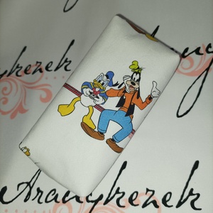 Mickey egér és barátai-bélelt papírzsebkendő tartó - táska & tok - pénztárca & más tok - zsebkendőtartó tok - Meska.hu