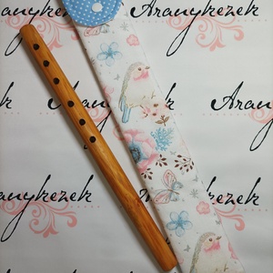 Madárkás- világoskék furulyatok   - Meska.hu