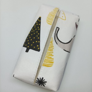 Szánkózó Tacskó és Elefánt-bélelt papírzsebkendő tartó - táska & tok - pénztárca & más tok - zsebkendőtartó tok - Meska.hu