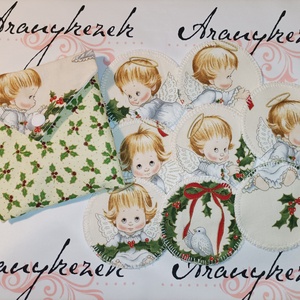 Angyalkás-arctisztító korong csomag 8db-os+neszesszer, Szépségápolás, Arcápolás, Arctisztító korong, Varrás, Mindenmás, MESKA