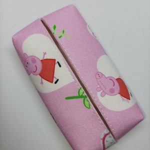 Peppa malacos-bélelt papírzsebkendő tartó, Táska & Tok, Pénztárca & Más tok, Zsebkendőtartó tok, Varrás, MESKA