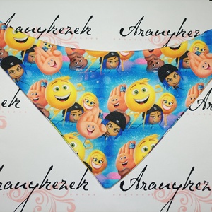 Nyálkendő-Emoji mintával - ruha & divat - babaruha & gyerekruha - előke & nyálkendő - Meska.hu