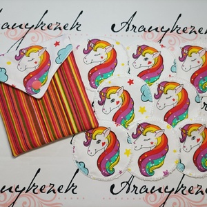 Unicornisos-arctisztító korong csomag 8db-os+neszesszer, Szépségápolás, Arcápolás, Arctisztító korong, Varrás, Mindenmás, MESKA