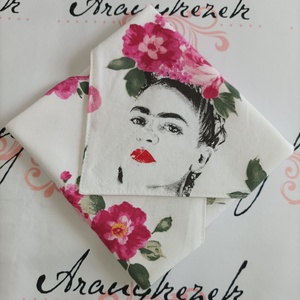 Frida Kahlo-újraszalvéta, Táska & Tok, Uzsonna- & Ebéd tartó, Szendvics csomagoló, Varrás, Mindenmás, MESKA