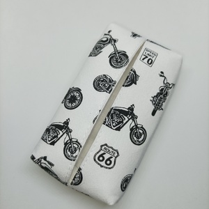 Motoros-bélelt papírzsebkendő tartó - táska & tok - pénztárca & más tok - zsebkendőtartó tok - Meska.hu