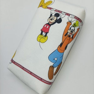 Mickey egér és barátai-bélelt papírzsebkendő tartó - táska & tok - pénztárca & más tok - zsebkendőtartó tok - Meska.hu